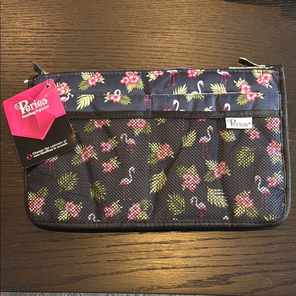 Periea Handbag Organizer Flamingo Print